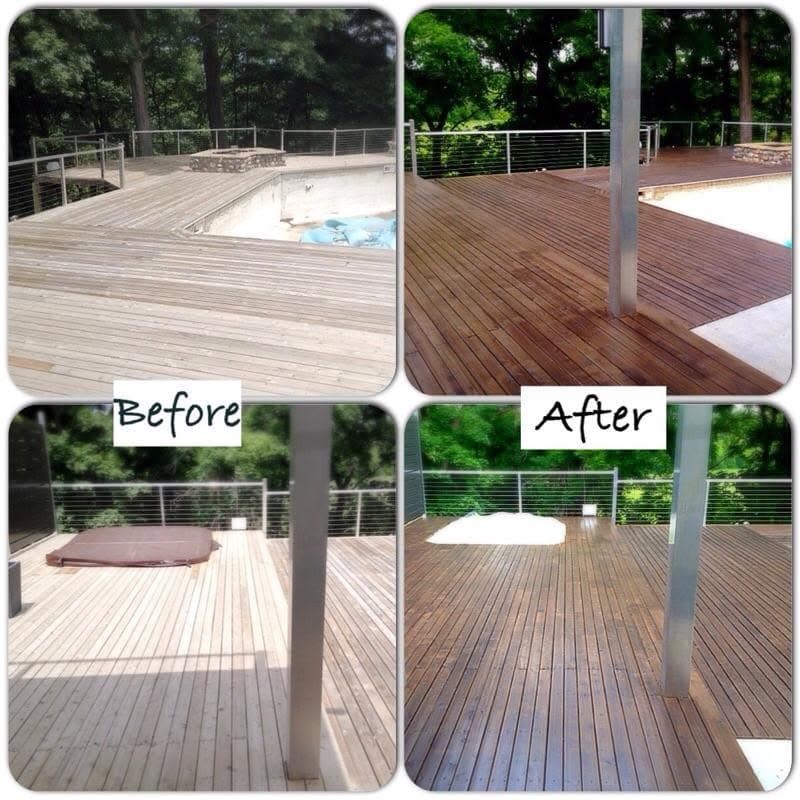 Deck Refinishing — ResidentialExterior painting project